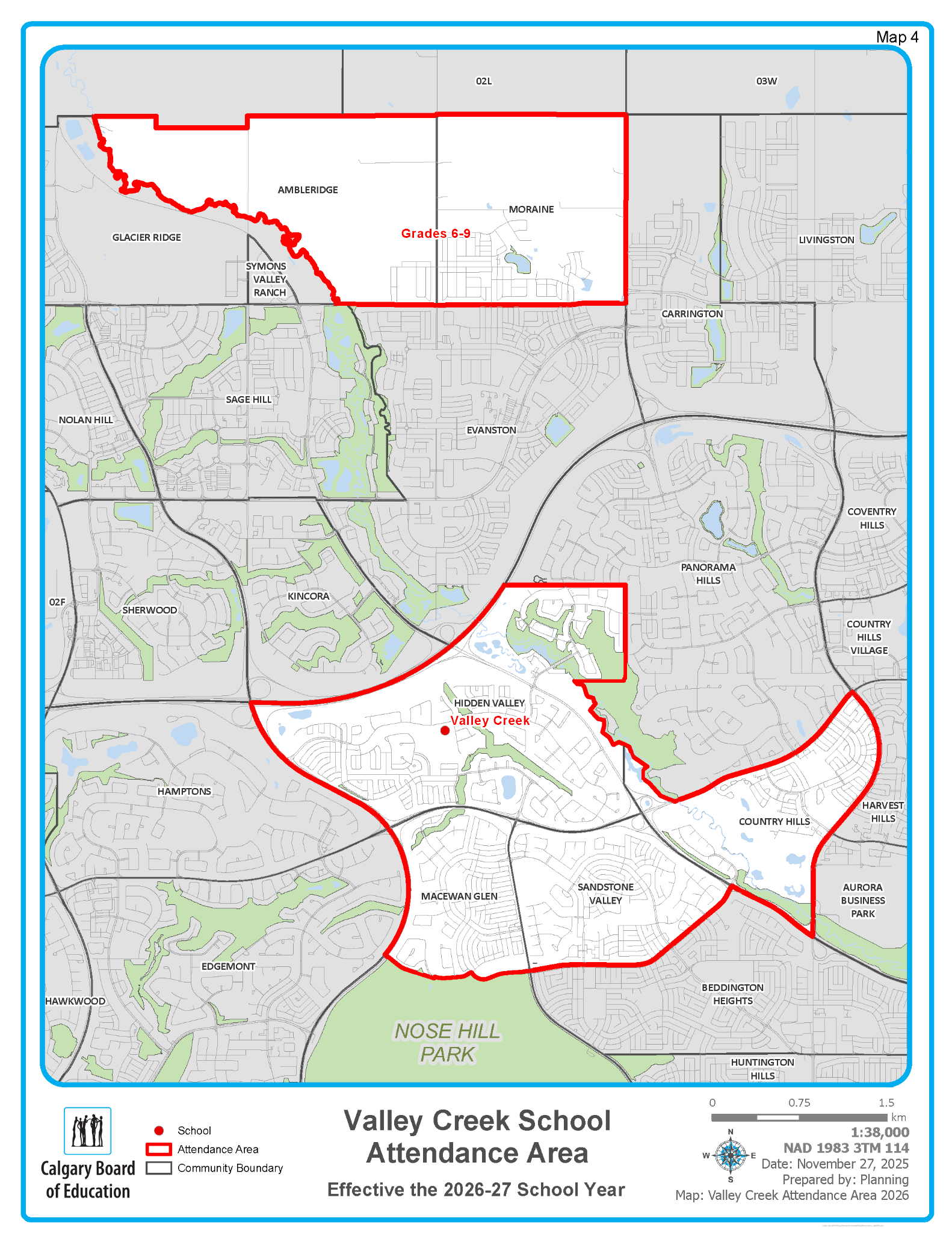 20251204 Panorama Hills and Country Hills Designation Notice Map 4